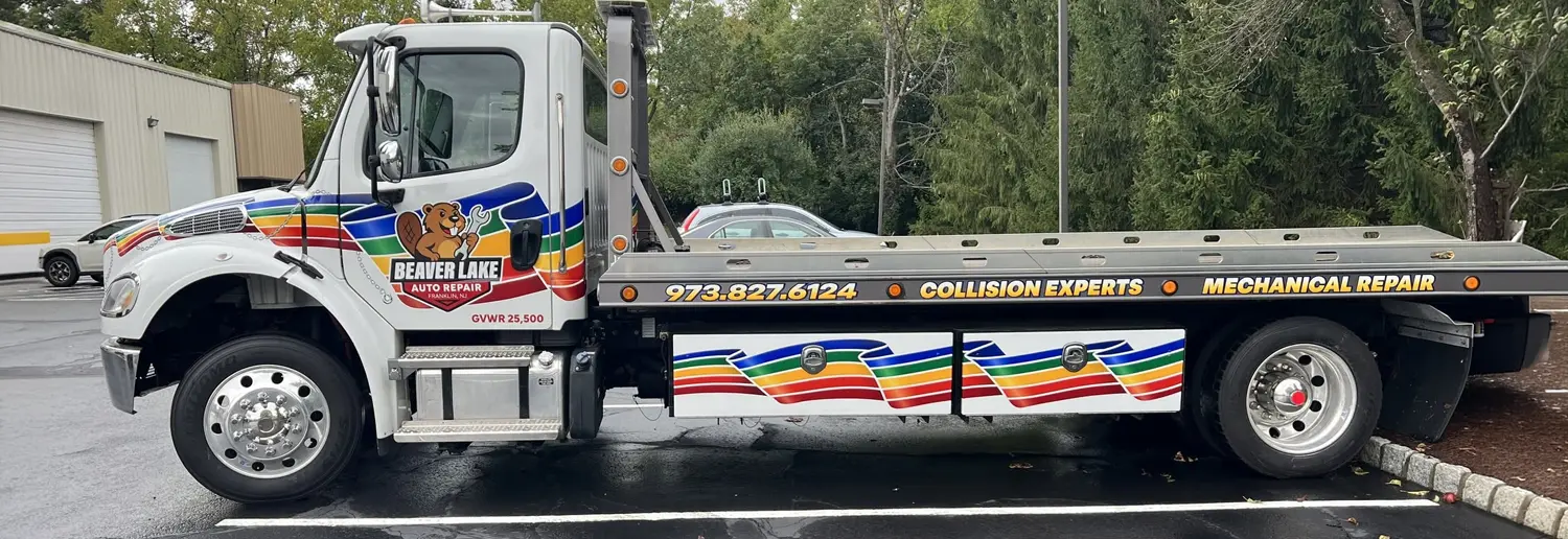 vehicle lettering for business truck in Newton NJ