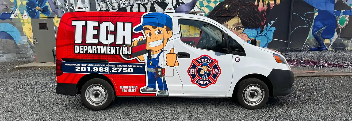commercial vehicle wraps on service van